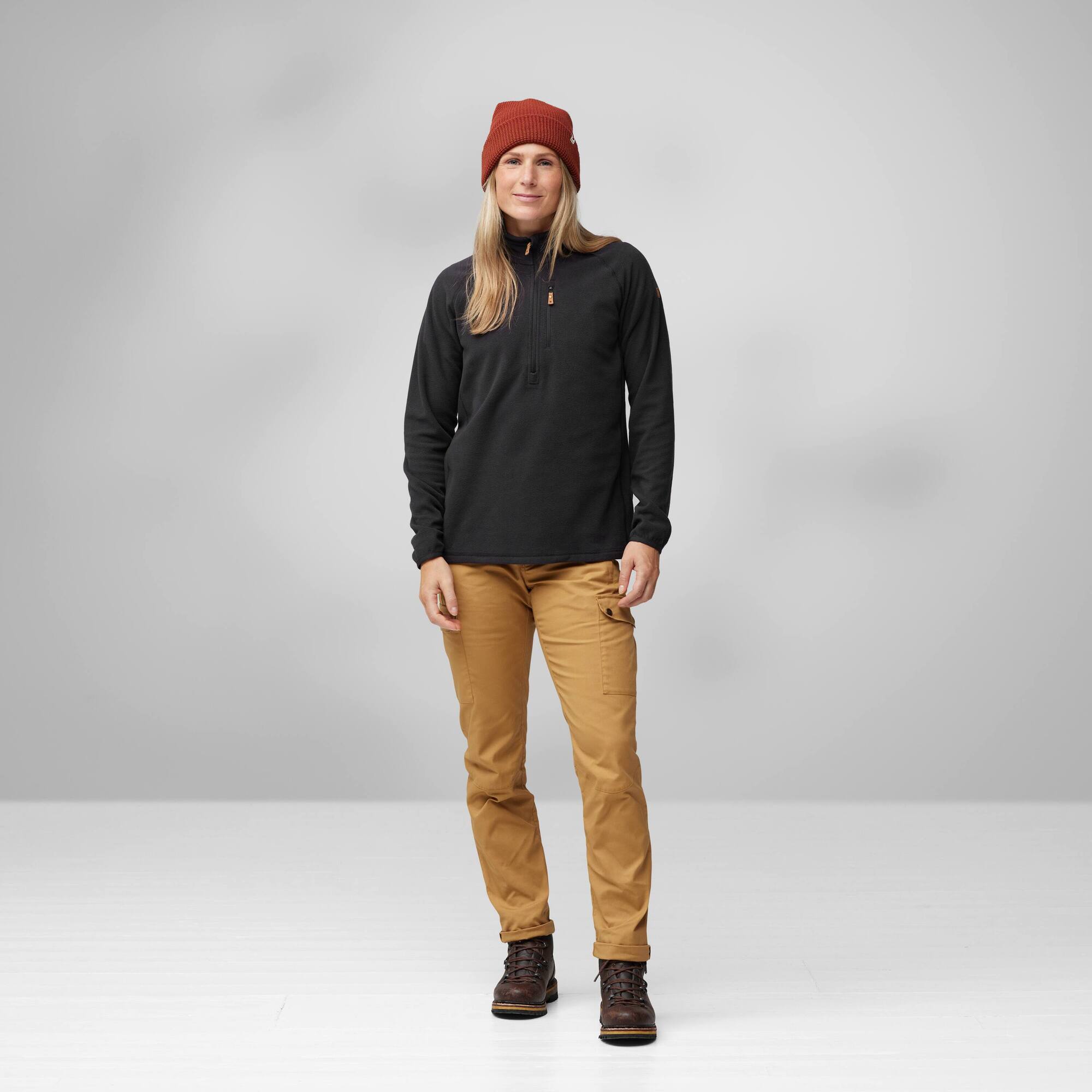 Övik Lite Fleece Half Zip W 