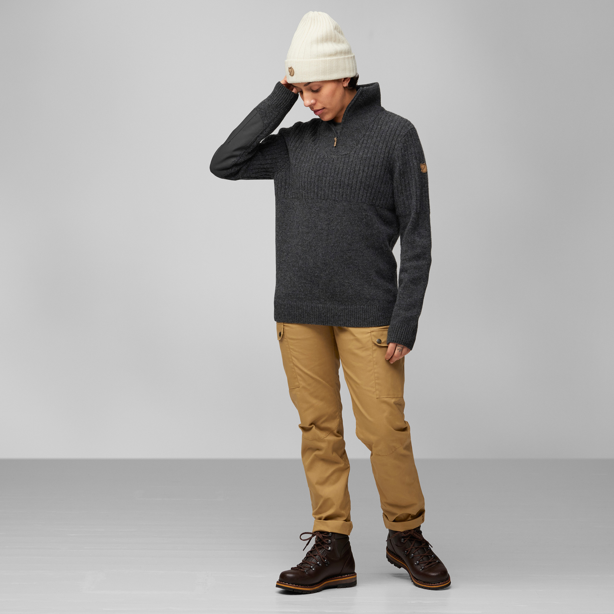 Övik Half Zip Knit W 
