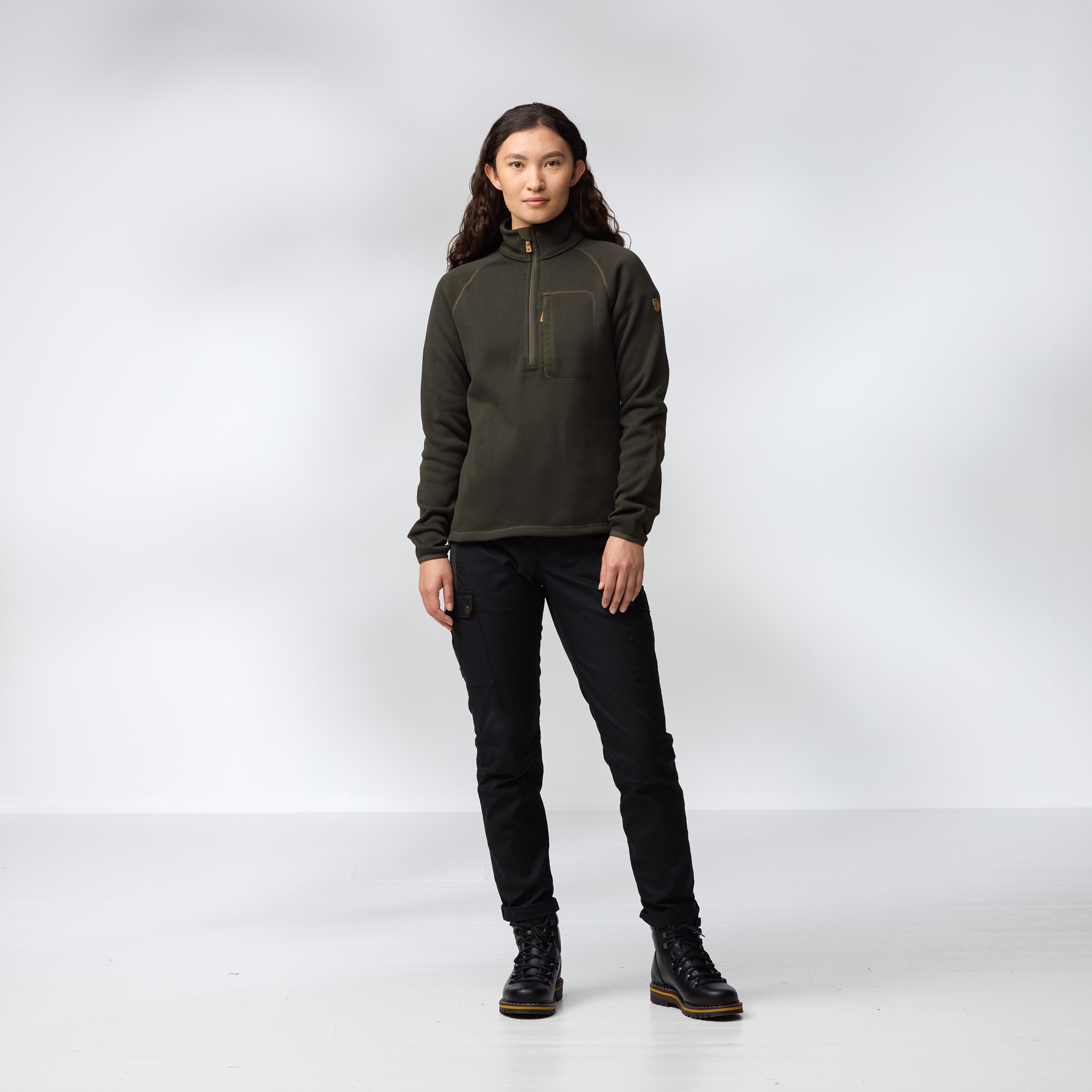 Övik Fleece Half Zip W 